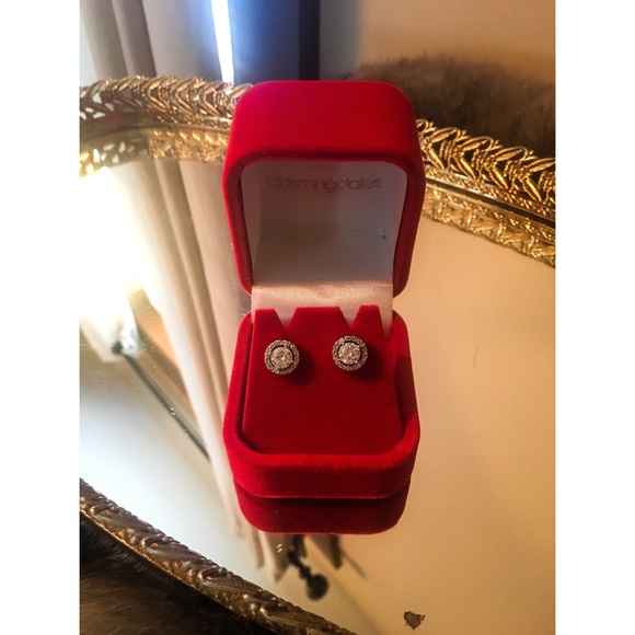 Bloomingdales CZ earrings - Picture 2 of 3